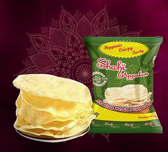 Plain appalam for wholesale supply across Chennai